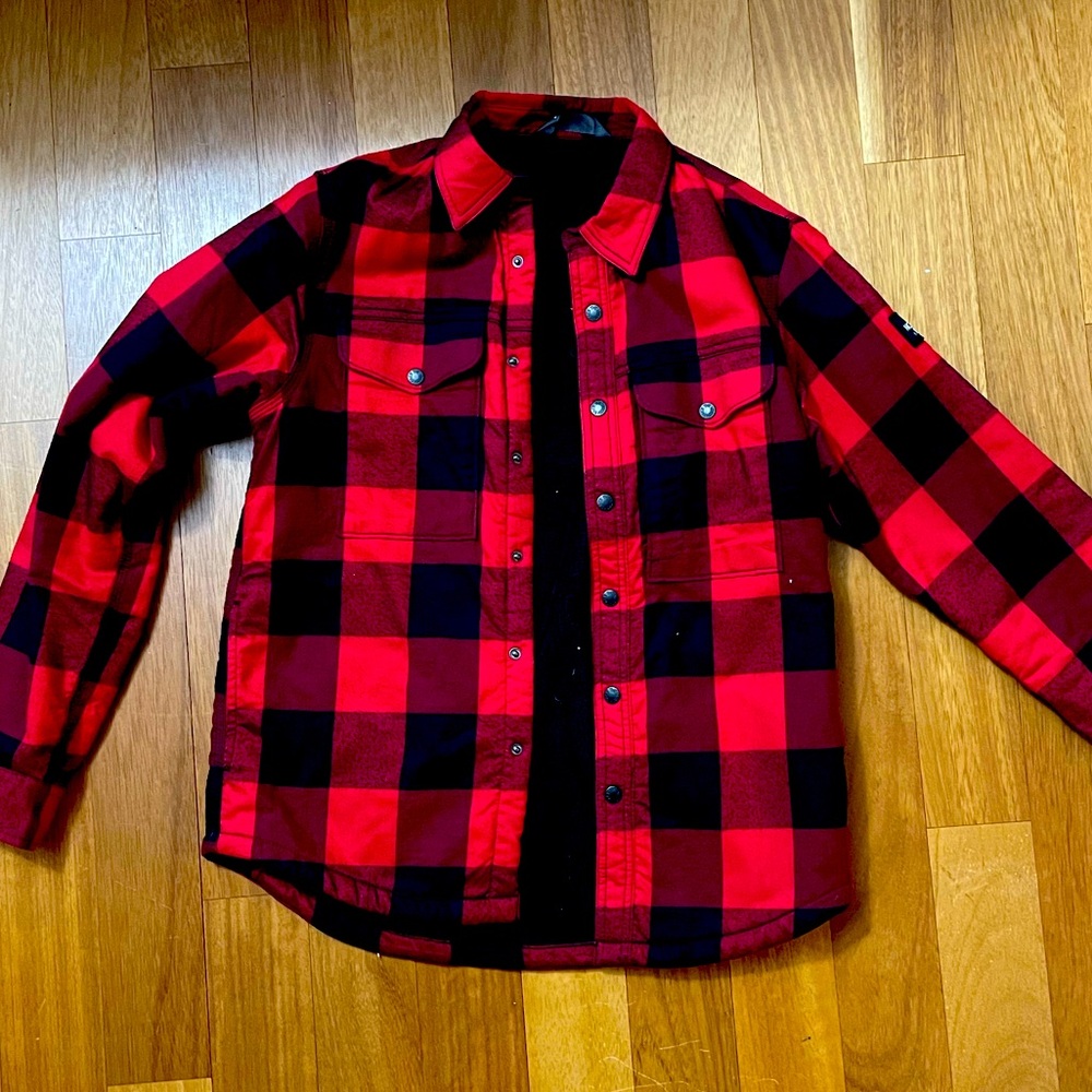 North Face Red Flannel Shacket (men’s small)